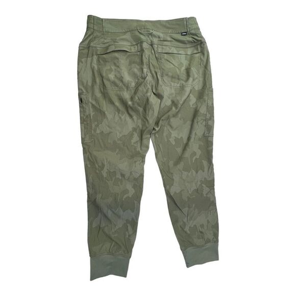 PrAna Women's Mid-Rise Flat Front Standard Fit Jogger Pants Camouflage Size 12 - Picture 9 of 9